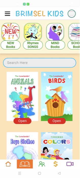 BRIMSEL Kids app screenshot